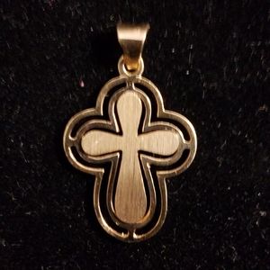 14k Gold Cross Pendant